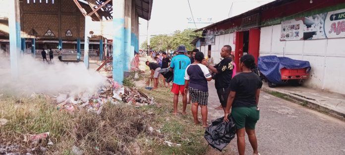 Jelang Paskah, PHGB Turun Ke Jalan Gelar Aksi Bersih-Bersih